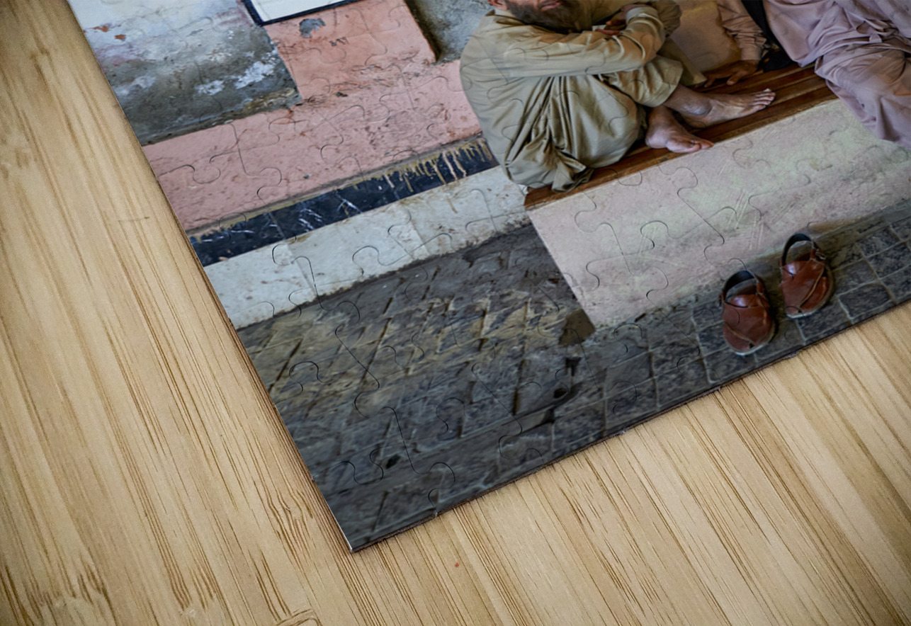 Oman. Muscat. Portrait of omani men Marco Brivio Puzzle