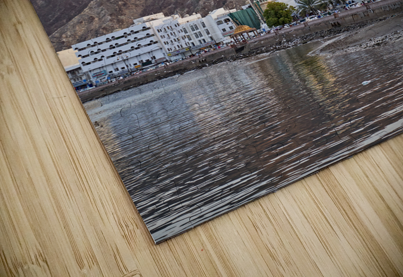 Oman. Muscat. Cityscape at sunset Marco Brivio Puzzle