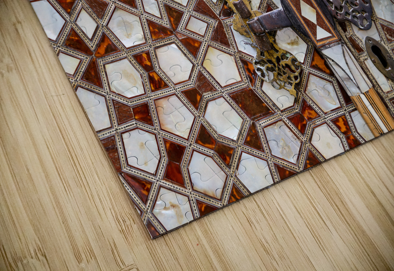 Istanbul Turkey. Topkapi Palace. Decorated door in the Harem Marco Brivio Puzzle