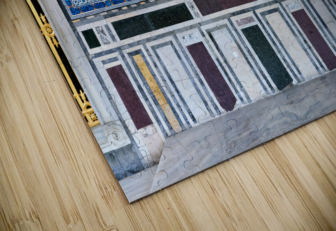 Istanbul Turkey. Topkapi Palace. Decorated walls in the Harem Marco Brivio Puzzle