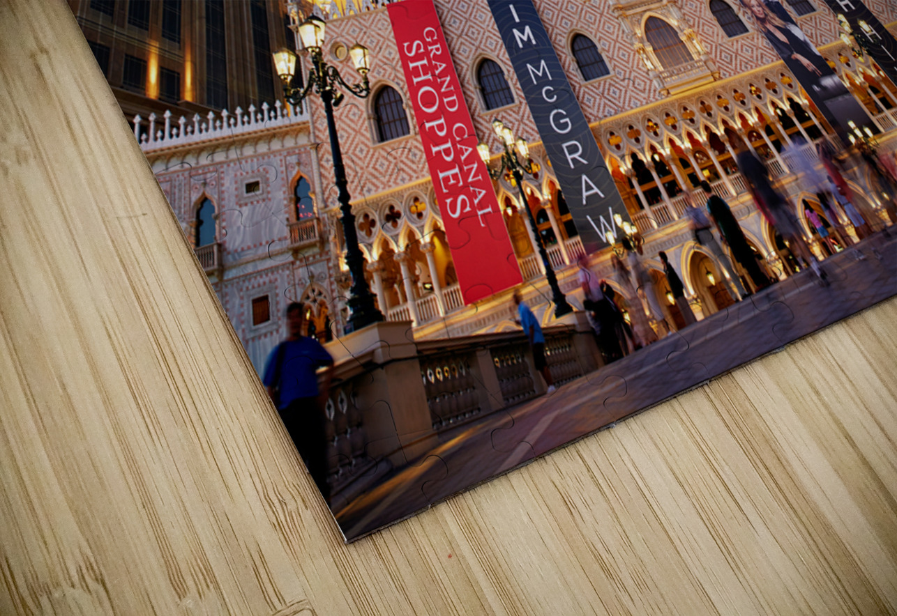 Venetian Hotel at Sunset. Las Vegas Nevada USA Marco Brivio Puzzle