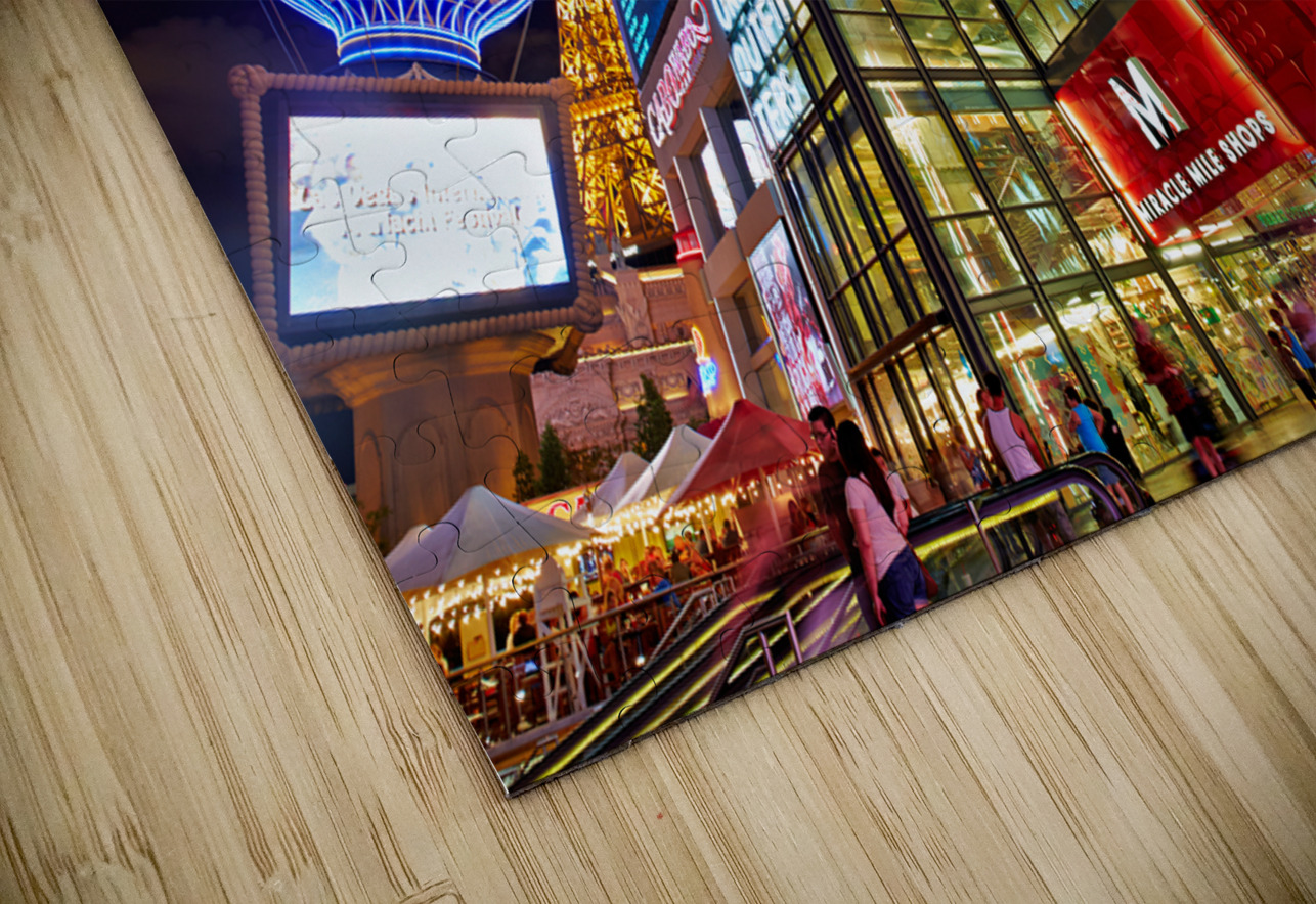 The Strip by night. Las Vegas Nevada USA Marco Brivio Puzzle