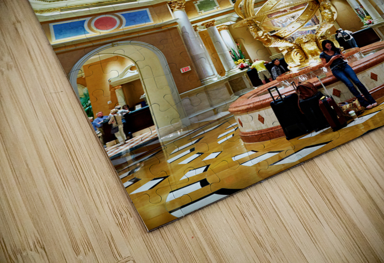 The Lobby of Venetian Hotel. Las Vegas Nevada USA Marco Brivio Puzzle