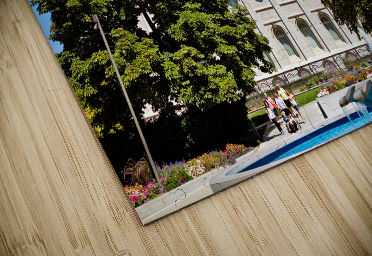 Salt Lake Mormon Temple. Salt Lake City Utah USA Marco Brivio Puzzle