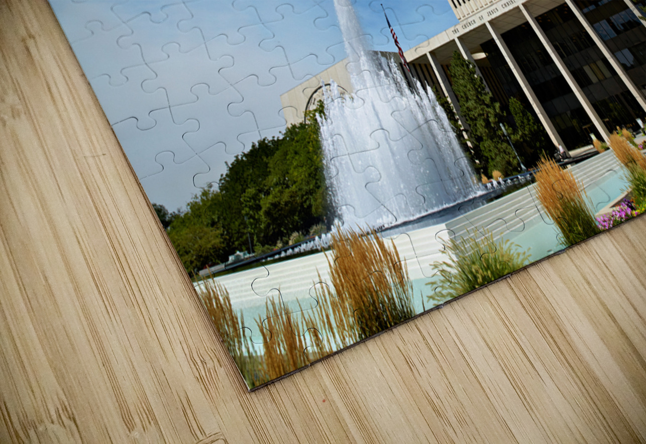 The hedaquarter of the Mormon Church of Jesus Christ the latter day. Salt Lake City Utah USA Marco Brivio Puzzle