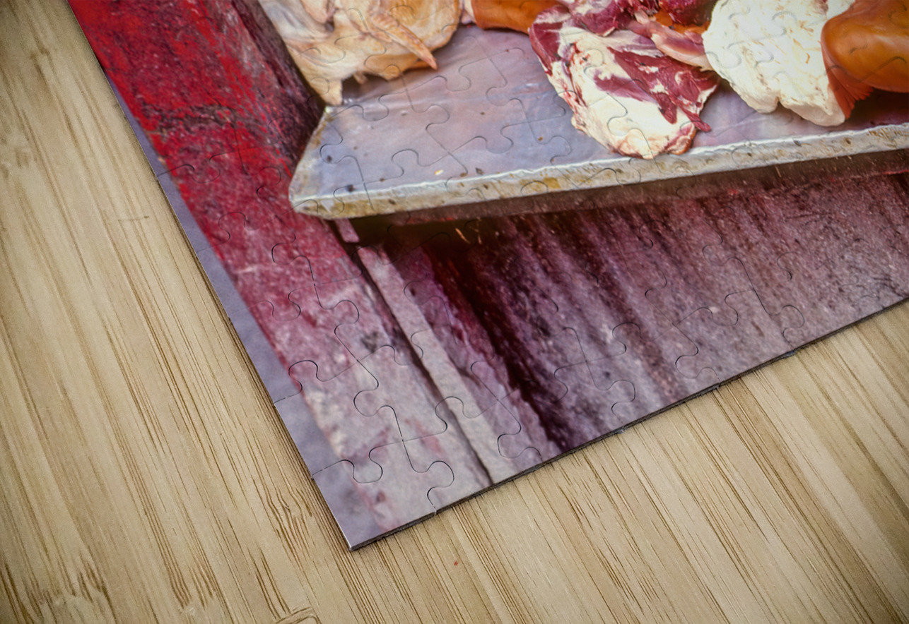 Nepal. Kathmandu. Butrcher Marco Brivio Puzzle