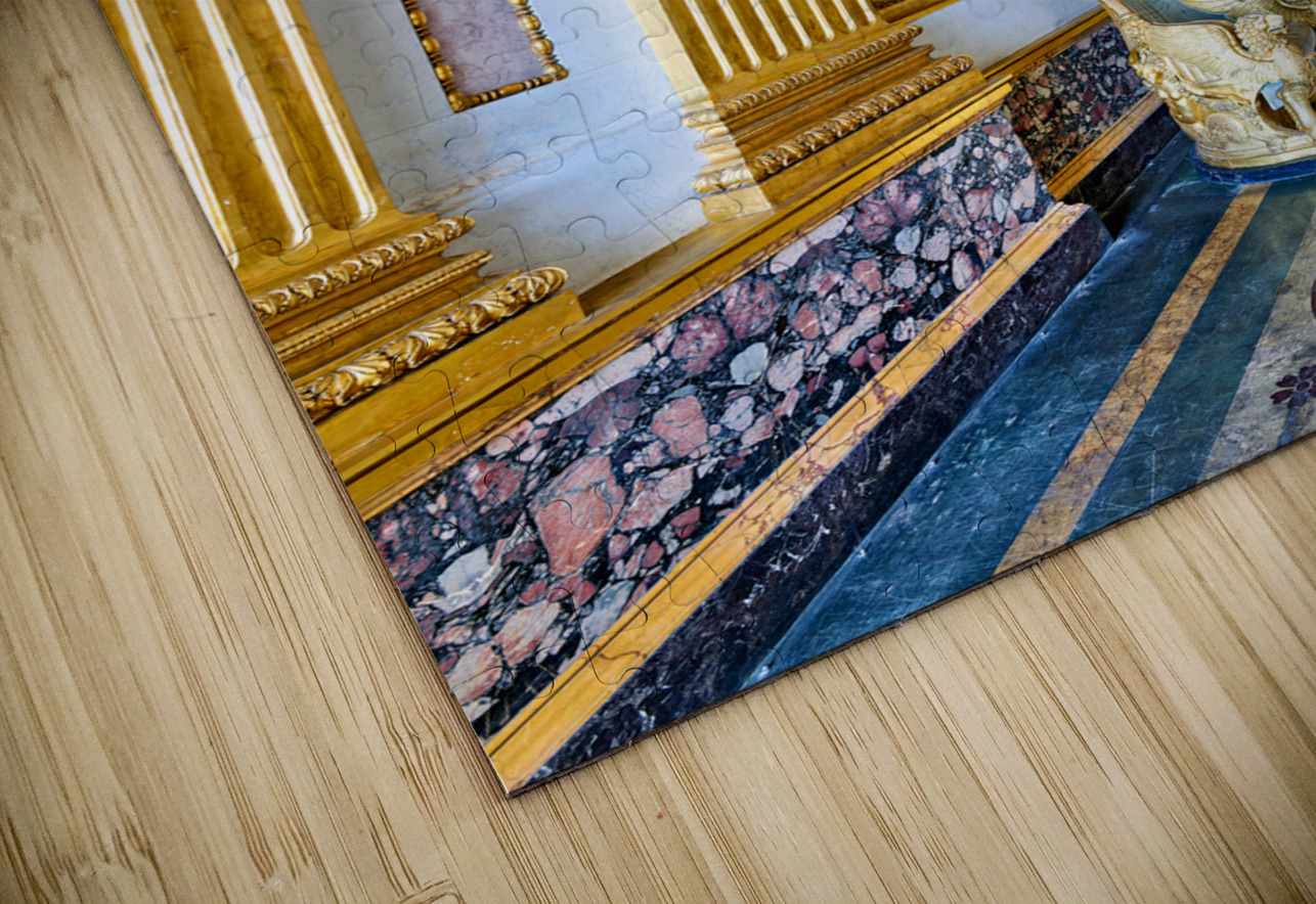 Caserta Campania Italy. The Royal Palace. The throne room Marco Brivio Puzzle