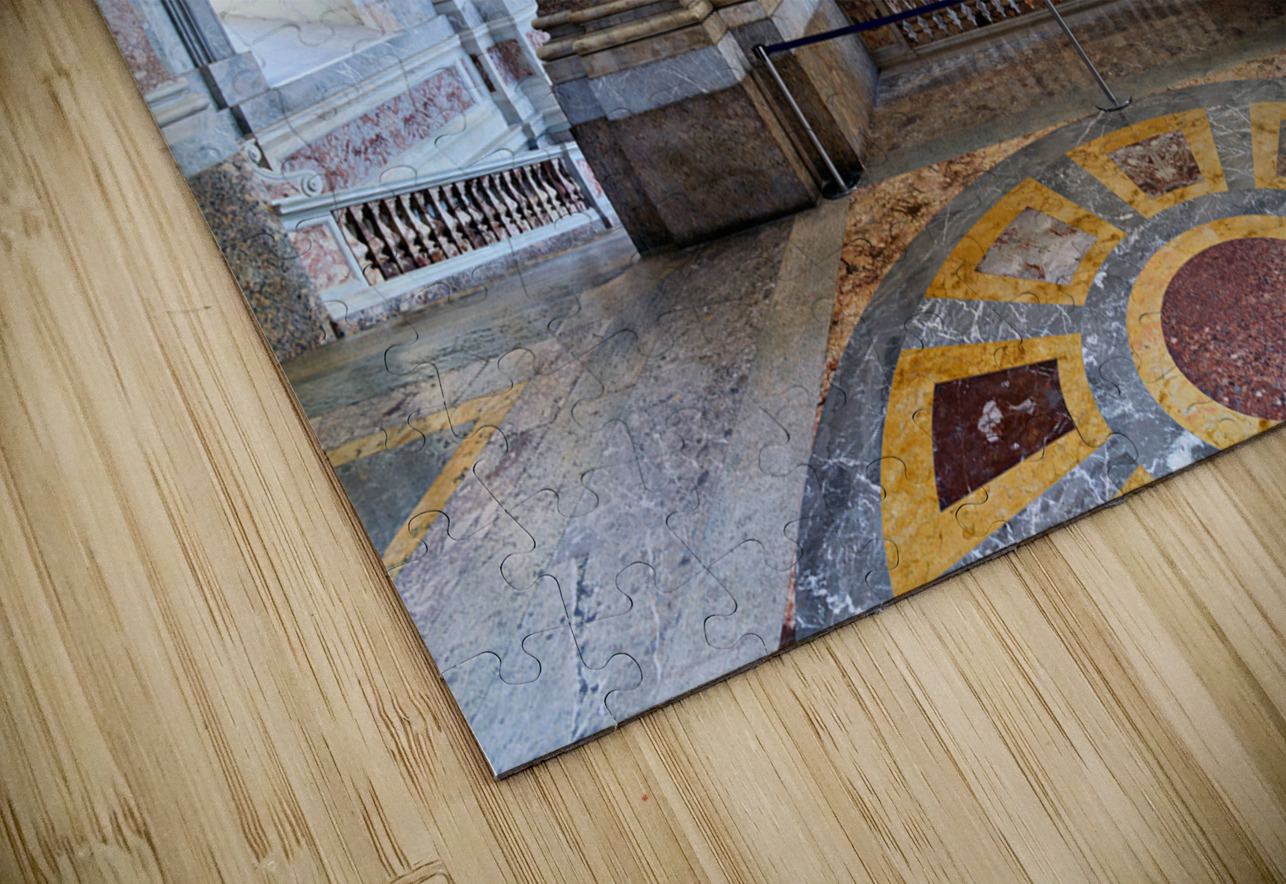 Caserta Campania Italy. The Royal Palace. The upper vestibule Marco Brivio Puzzle