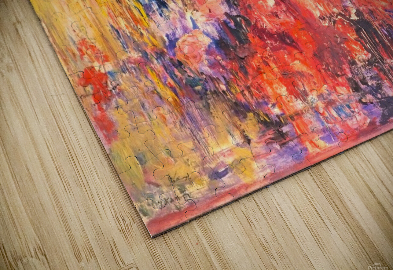 Flowers painting.  Youssef Kamel Puzzle