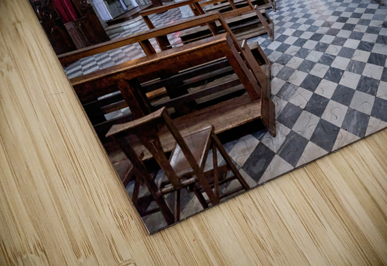 Cortona Arezzo Tuscany Italy. Cattedrale di Santa Maria Assunta Cathedral Marco Brivio Puzzle