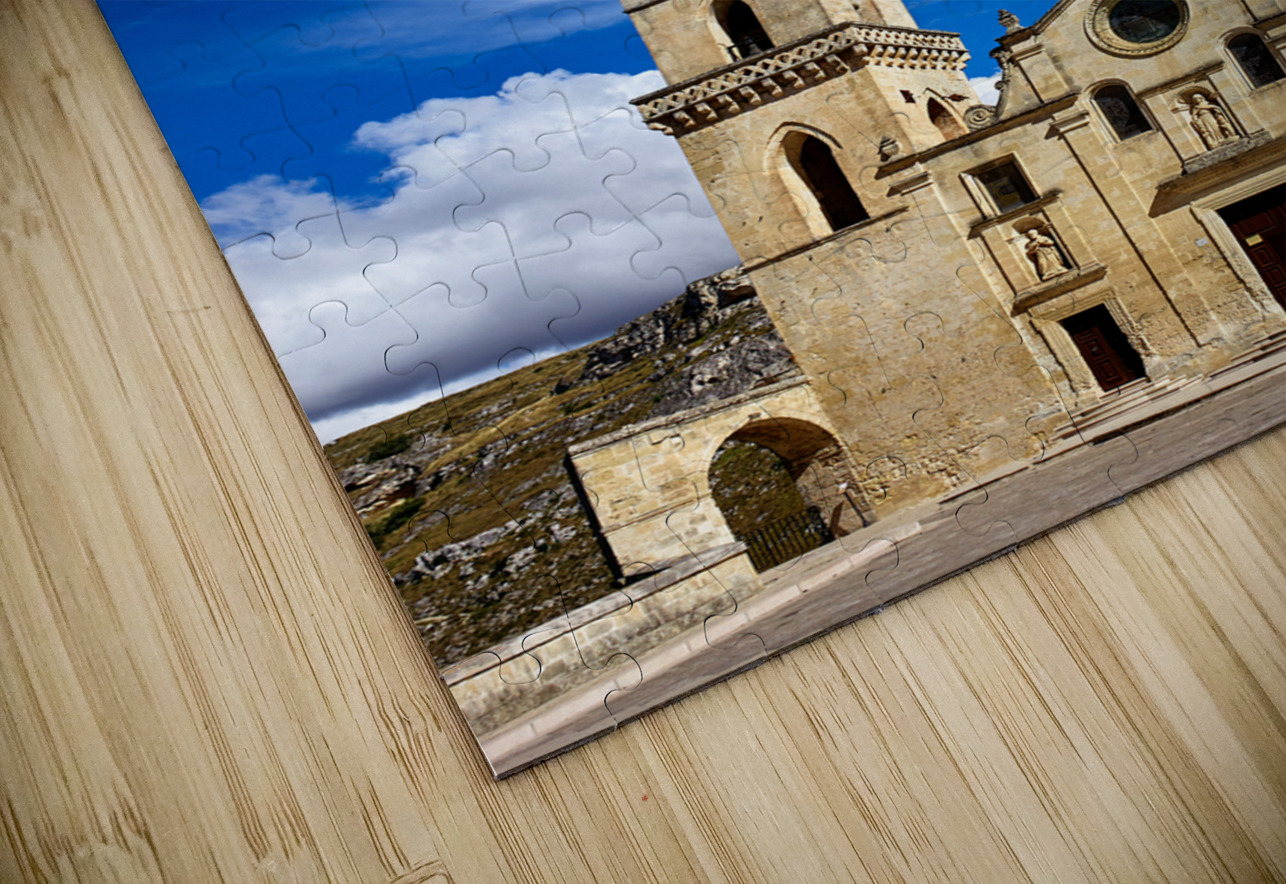 Matera Basilicata Italy. Saint Peter Caveoso Church Marco Brivio Puzzle