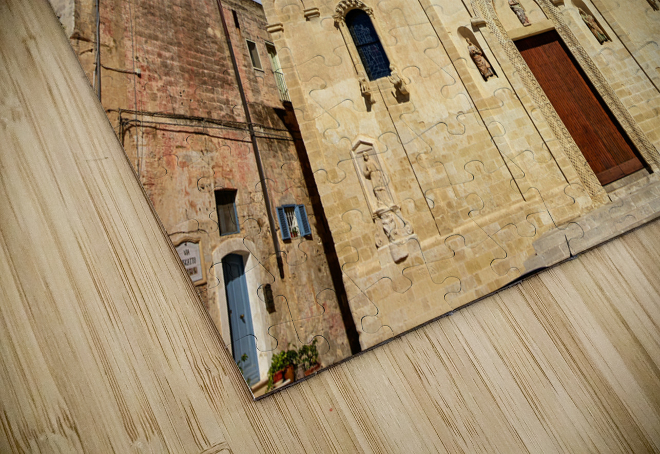 Matera Basilicata Italy. Basilica Pontificia Cattedrale di Maria Santissima della Bruna e SantEustachio Marco Brivio Puzzle
