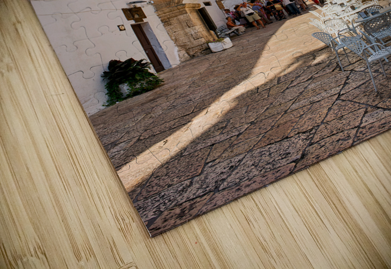Apulia Puglia Italy. Ostuni. The white town. The Arco Scoppa arch Marco Brivio Puzzle