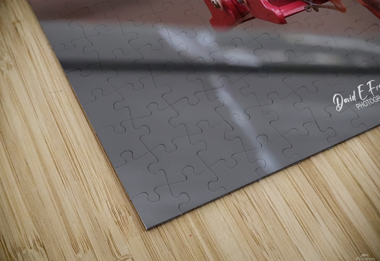 CardinalAtFeederLanding Photography by Francey Puzzle