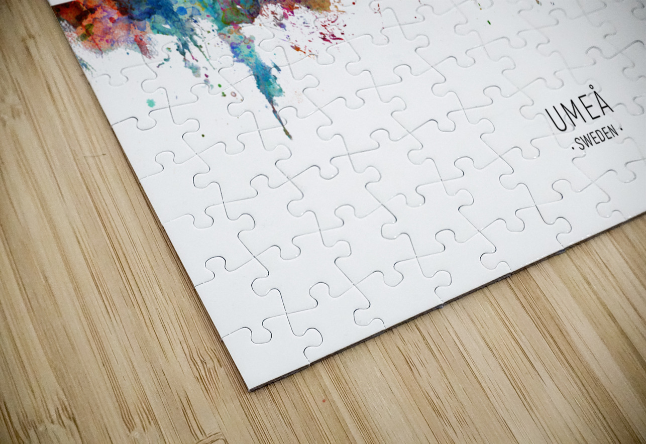 Umea Sweden Skyline Michael Tompsett Puzzle