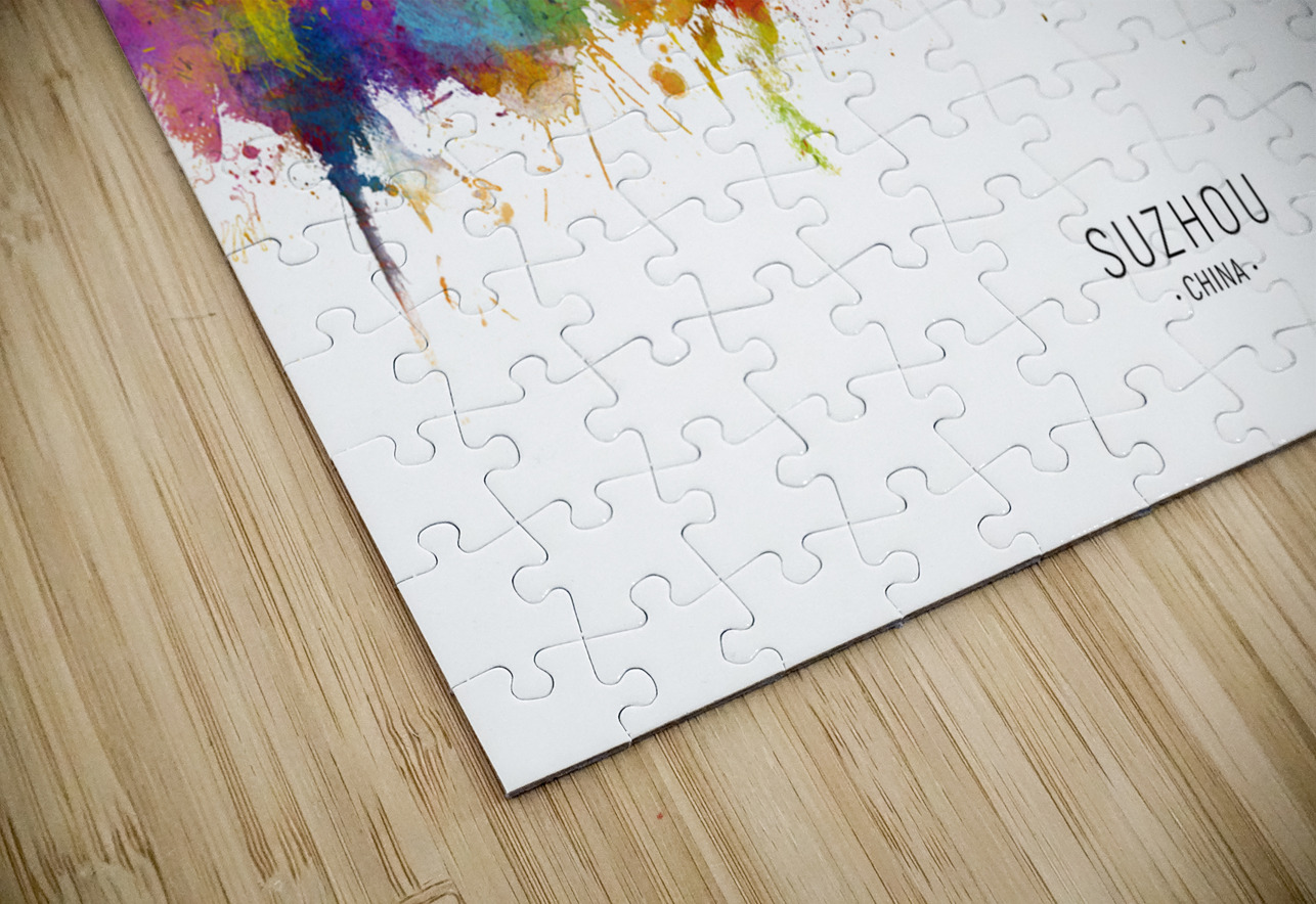 Suzhou China Skyline Michael Tompsett Puzzle