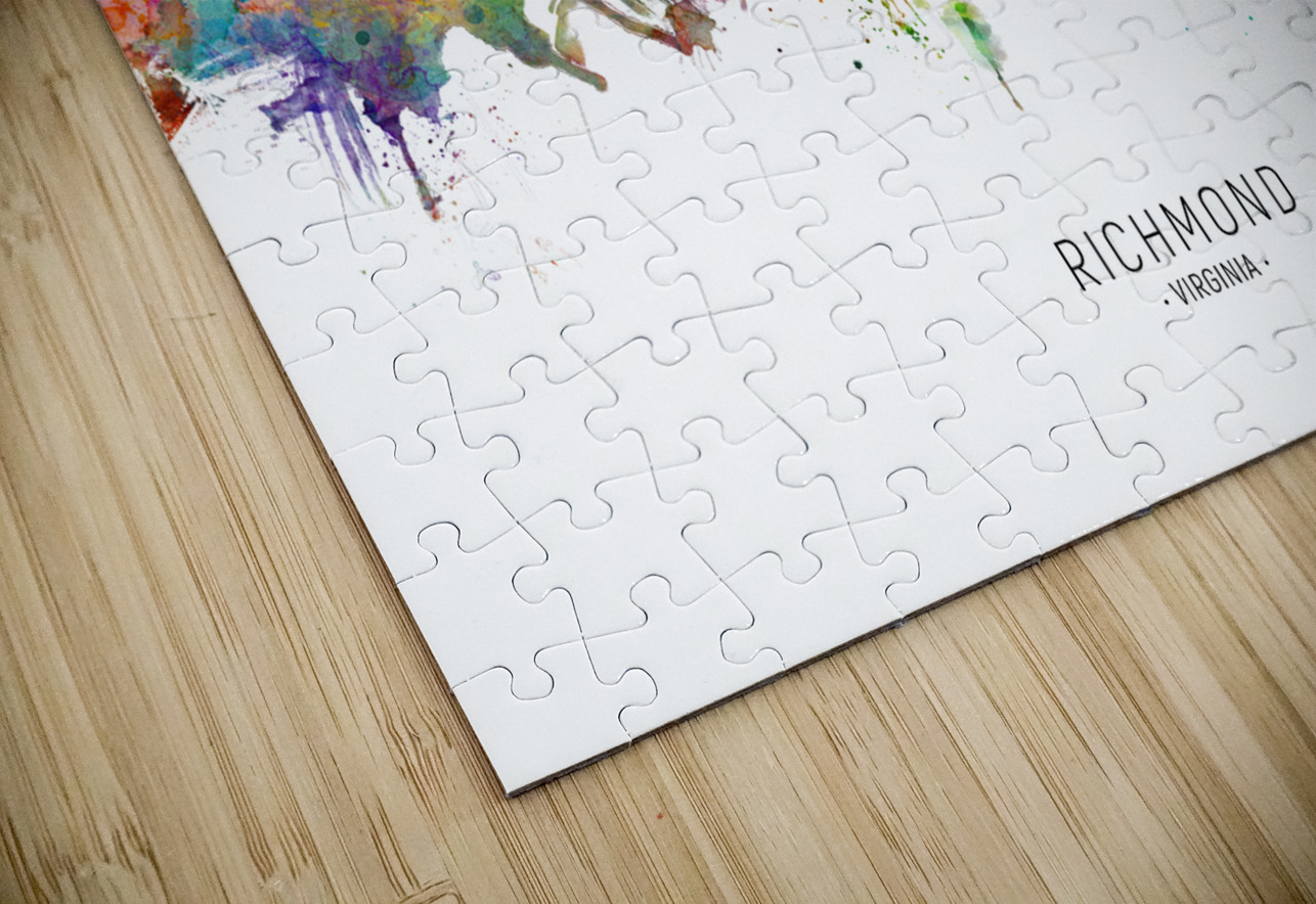 Richmond Virginia Skyline Michael Tompsett Puzzle