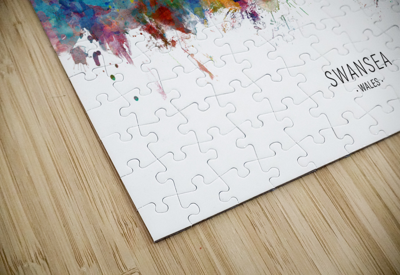 Swansea Wales Skyline Michael Tompsett Puzzle