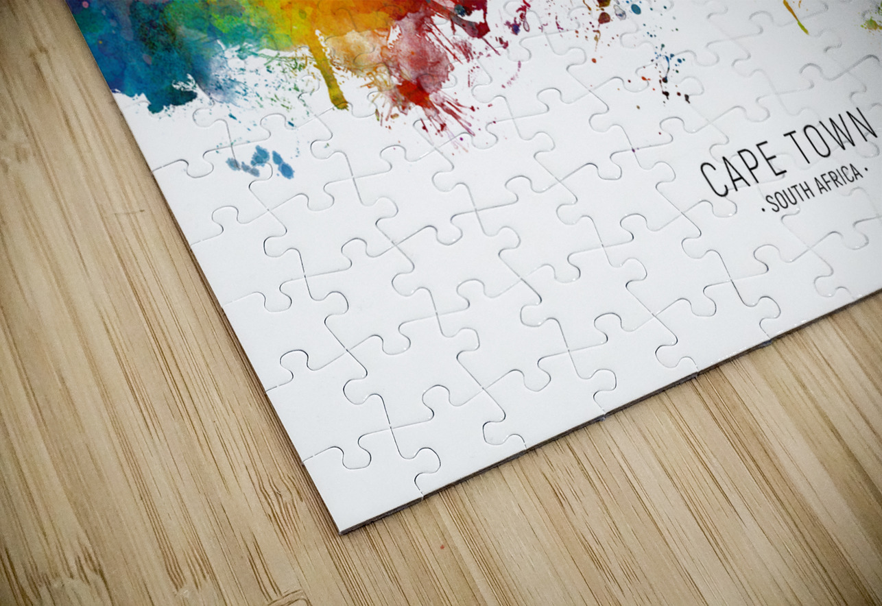 Cape Town South Africa Skyline Michael Tompsett Puzzle