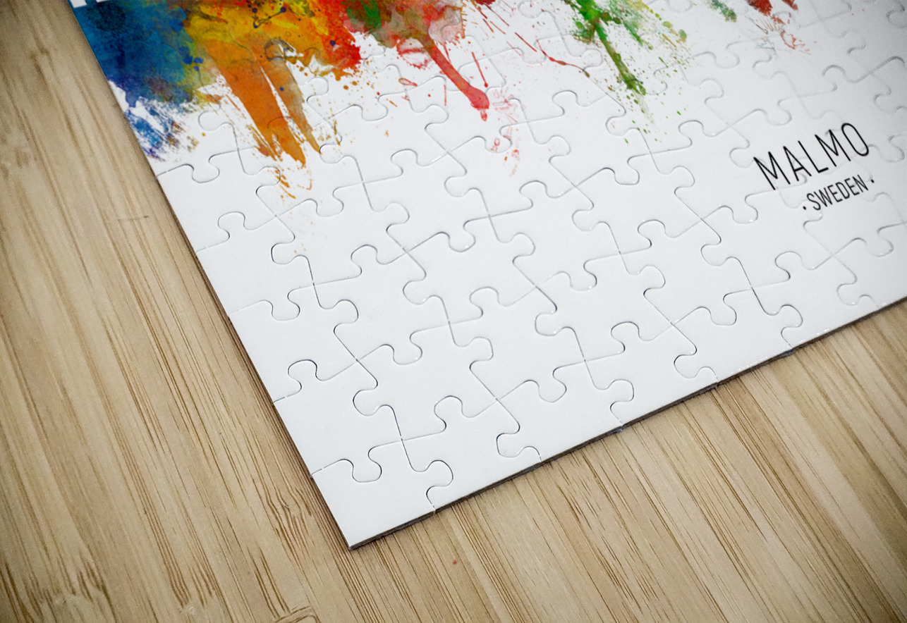 Malmo Sweden Skyline Michael Tompsett Puzzle