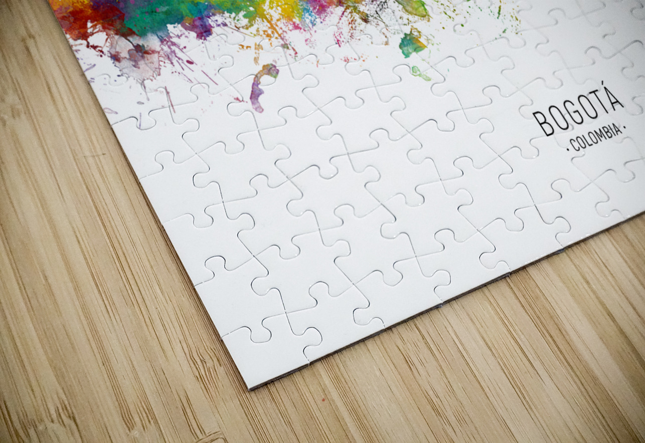 Bogota Colombia Skyline Michael Tompsett Puzzle