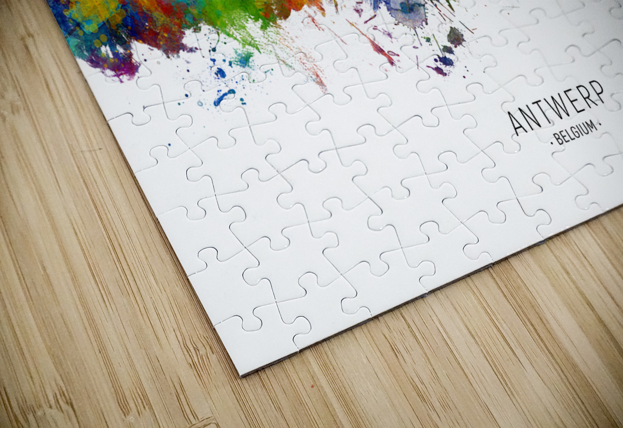 Antwerp Belgium Skyline Michael Tompsett Puzzle