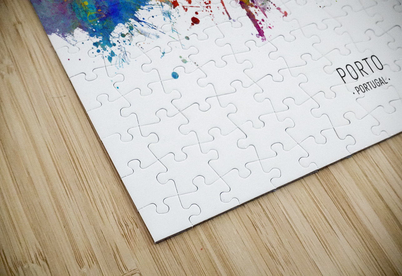 Porto Portugal Skyline Michael Tompsett Puzzle