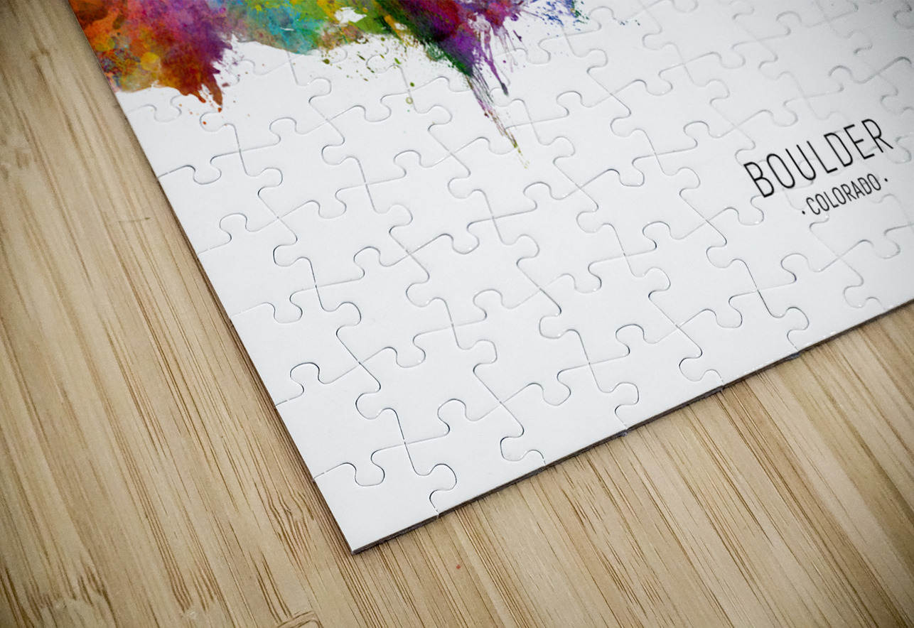 Boulder Colorado Skyline Michael Tompsett Puzzle