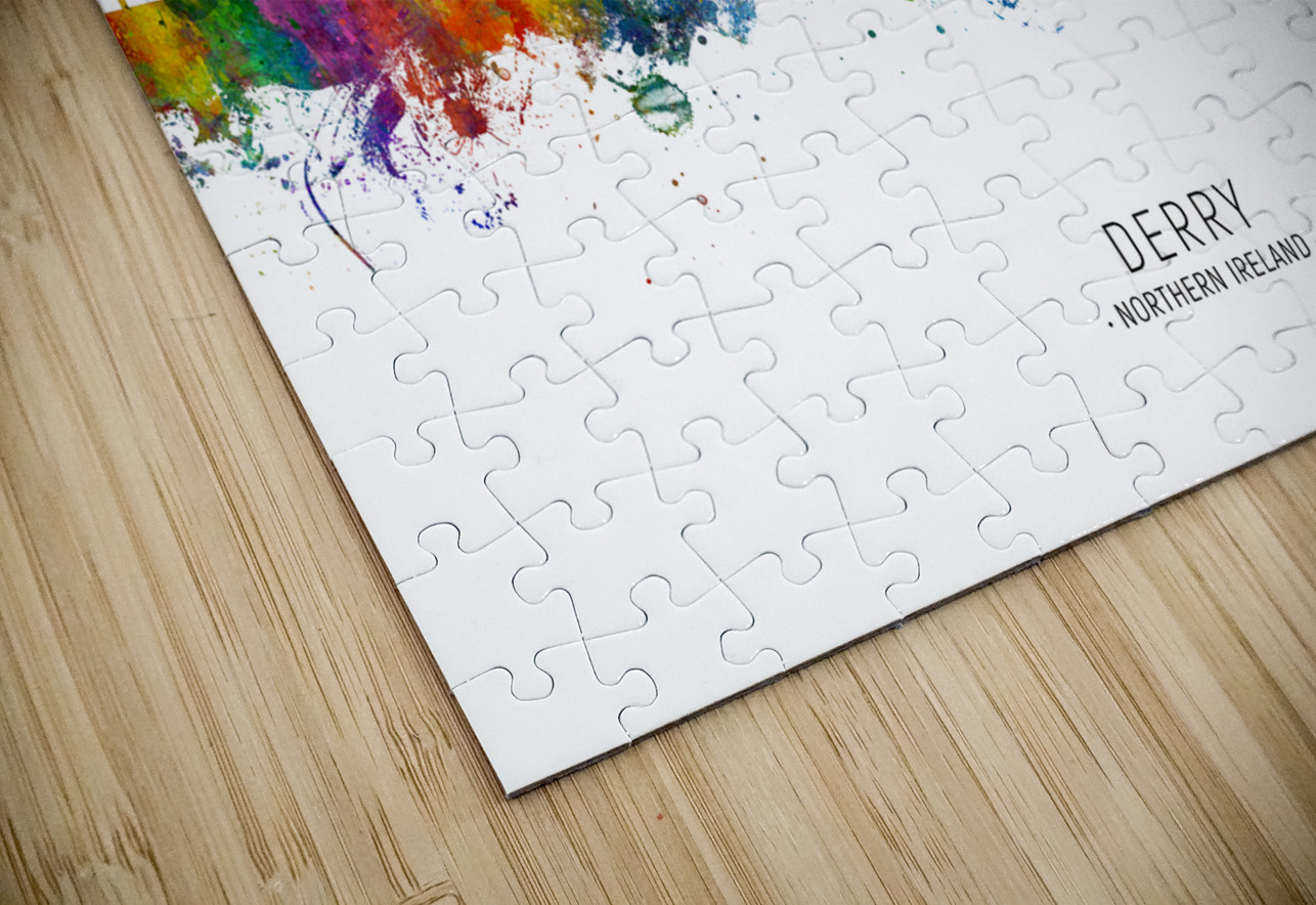 Derry Northern Ireland Skyline Michael Tompsett Puzzle