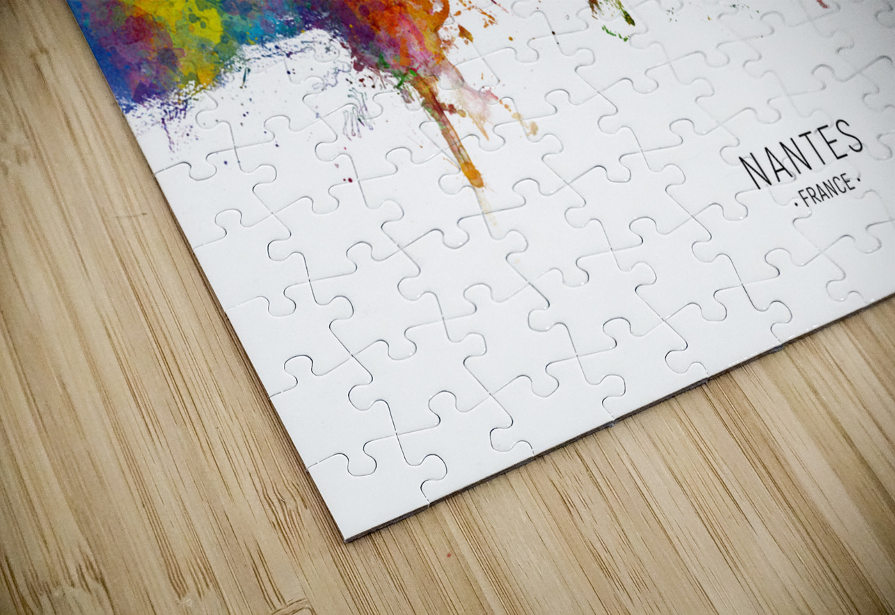 Nantes France Skyline Michael Tompsett Puzzle