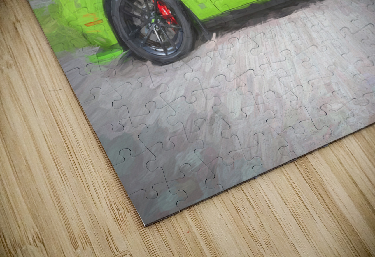 2020 Green Dodge Challenger Hemi RT Shaker X2 8 Rich Franco Puzzle
