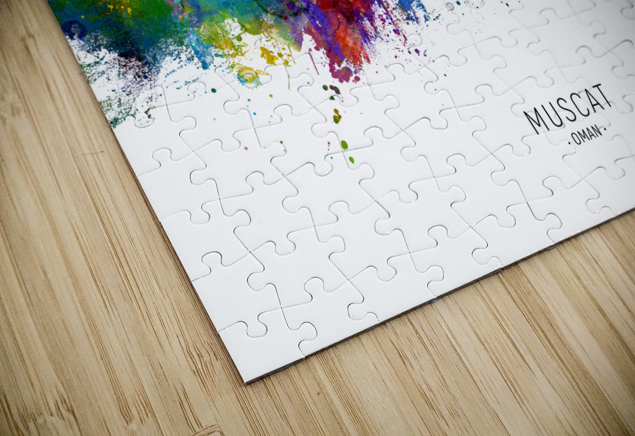 Muscat Oman Skyline Michael Tompsett Puzzle