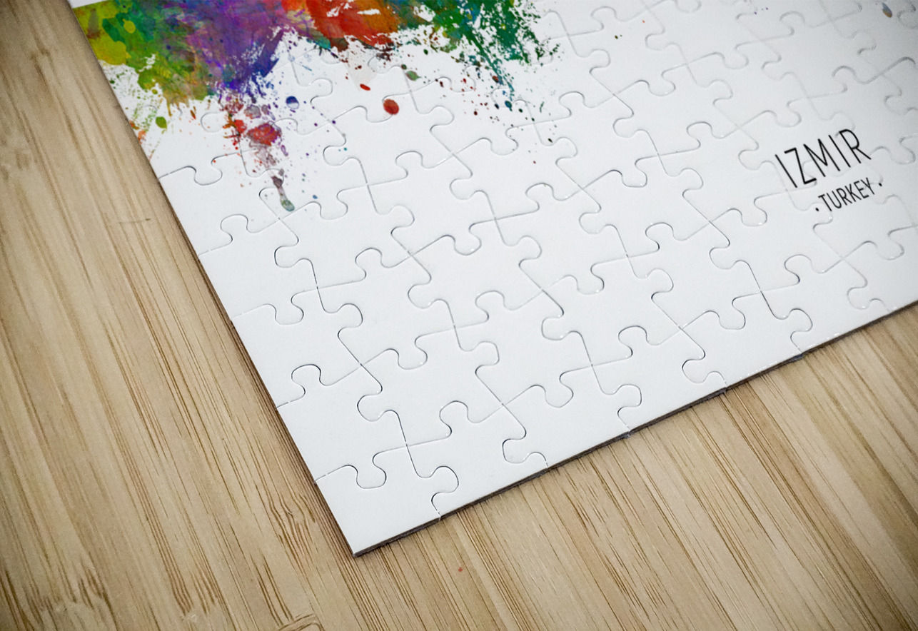 Izmir Turkey Skyline Michael Tompsett Puzzle