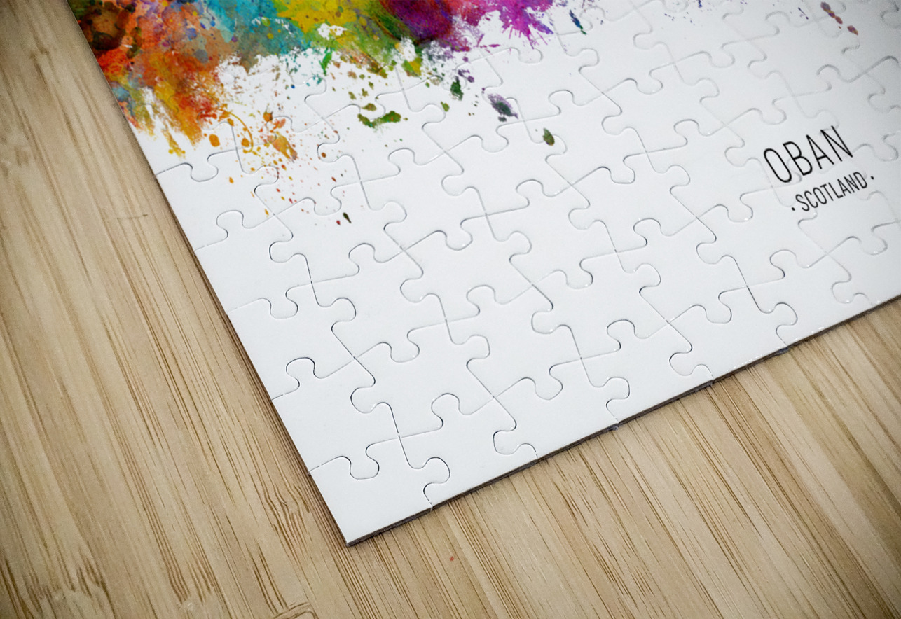 Oban Scotland Skyline Michael Tompsett Puzzle