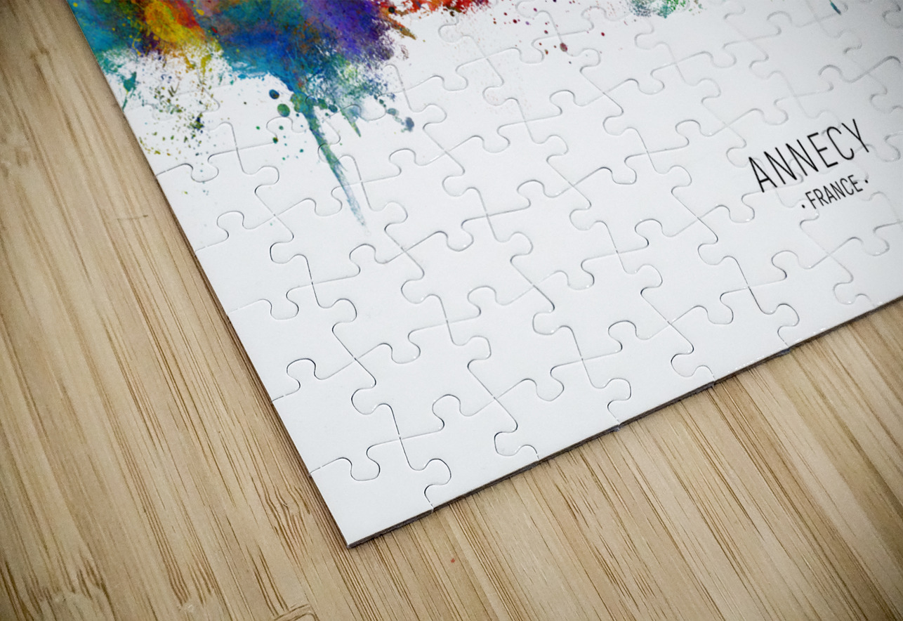 Annecy France Skyline Michael Tompsett Puzzle