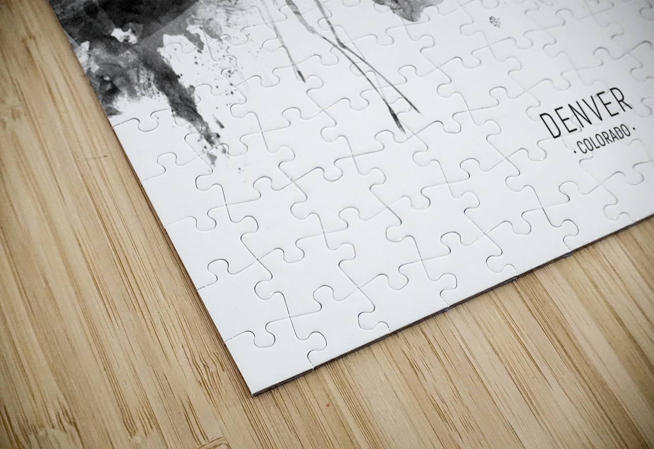 Denver Colorado Skyline Michael Tompsett Puzzle