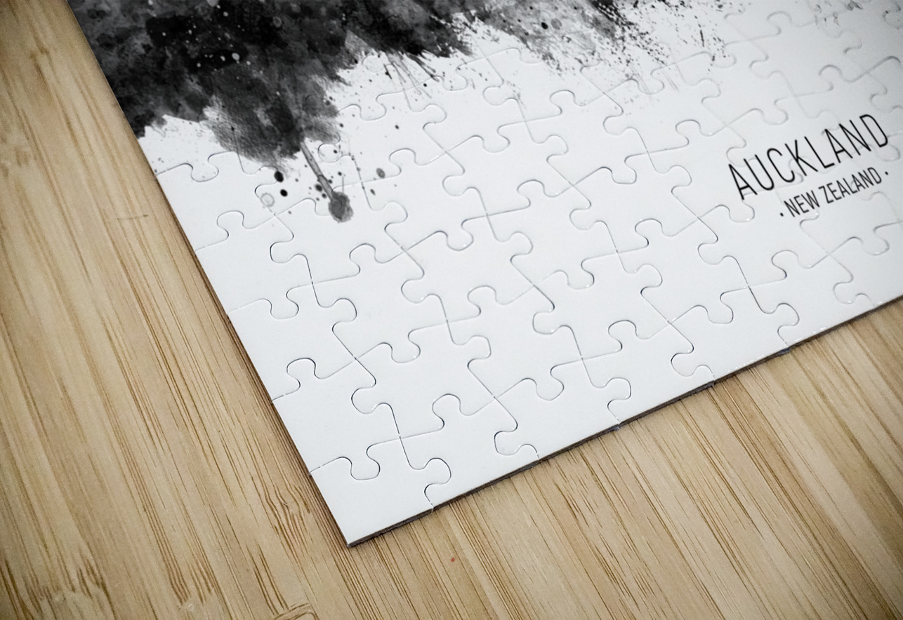 Auckland New Zealand Skyline Michael Tompsett Puzzle