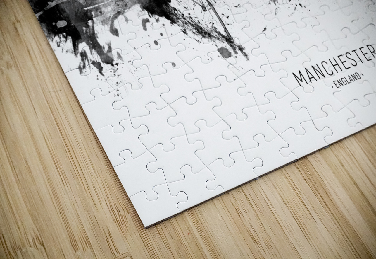 Manchester England Skyline Michael Tompsett Puzzle