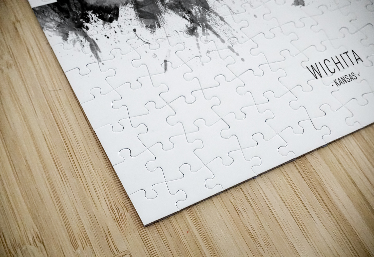 Wichita Kansas Skyline Michael Tompsett Puzzle