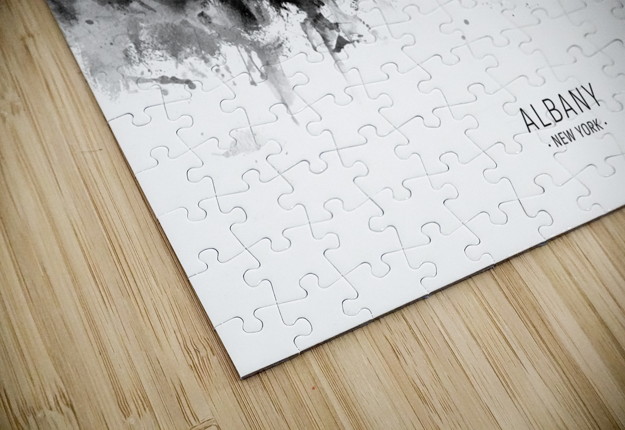 Albany New York Skyline Michael Tompsett Puzzle