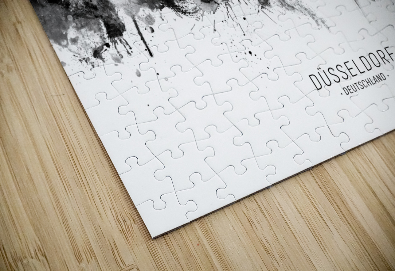 Dusseldorf Germany Skyline Michael Tompsett Puzzle