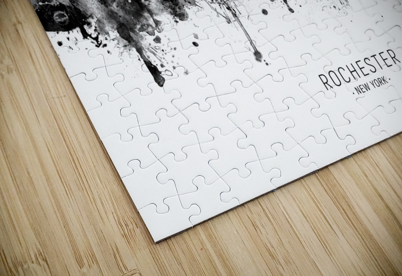 Rochester New York Skyline Michael Tompsett Puzzle