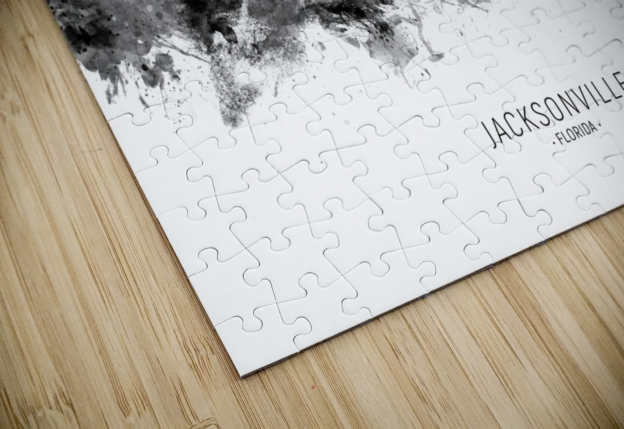 Jacksonville Florida Skyline Michael Tompsett Puzzle