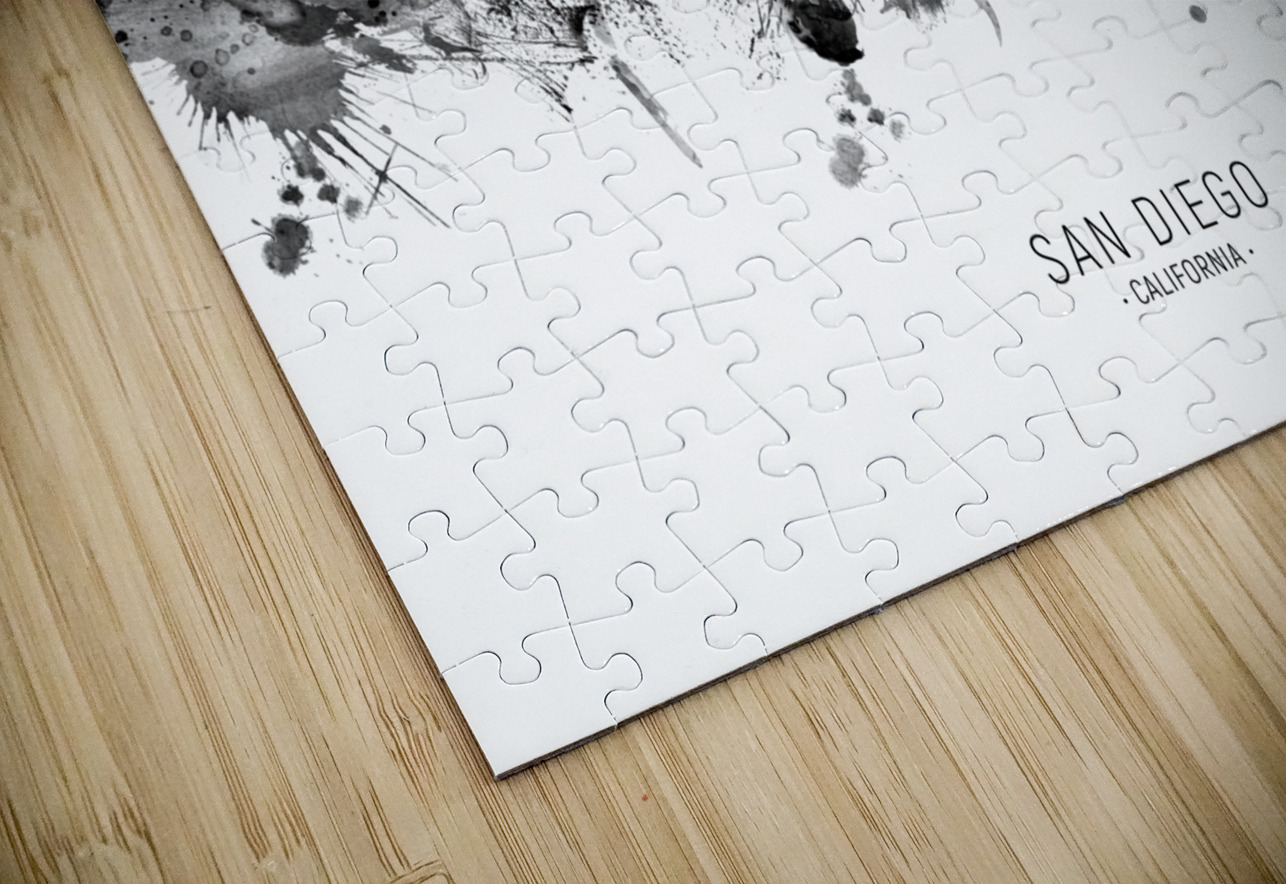 San Diego California Skyline Michael Tompsett Puzzle