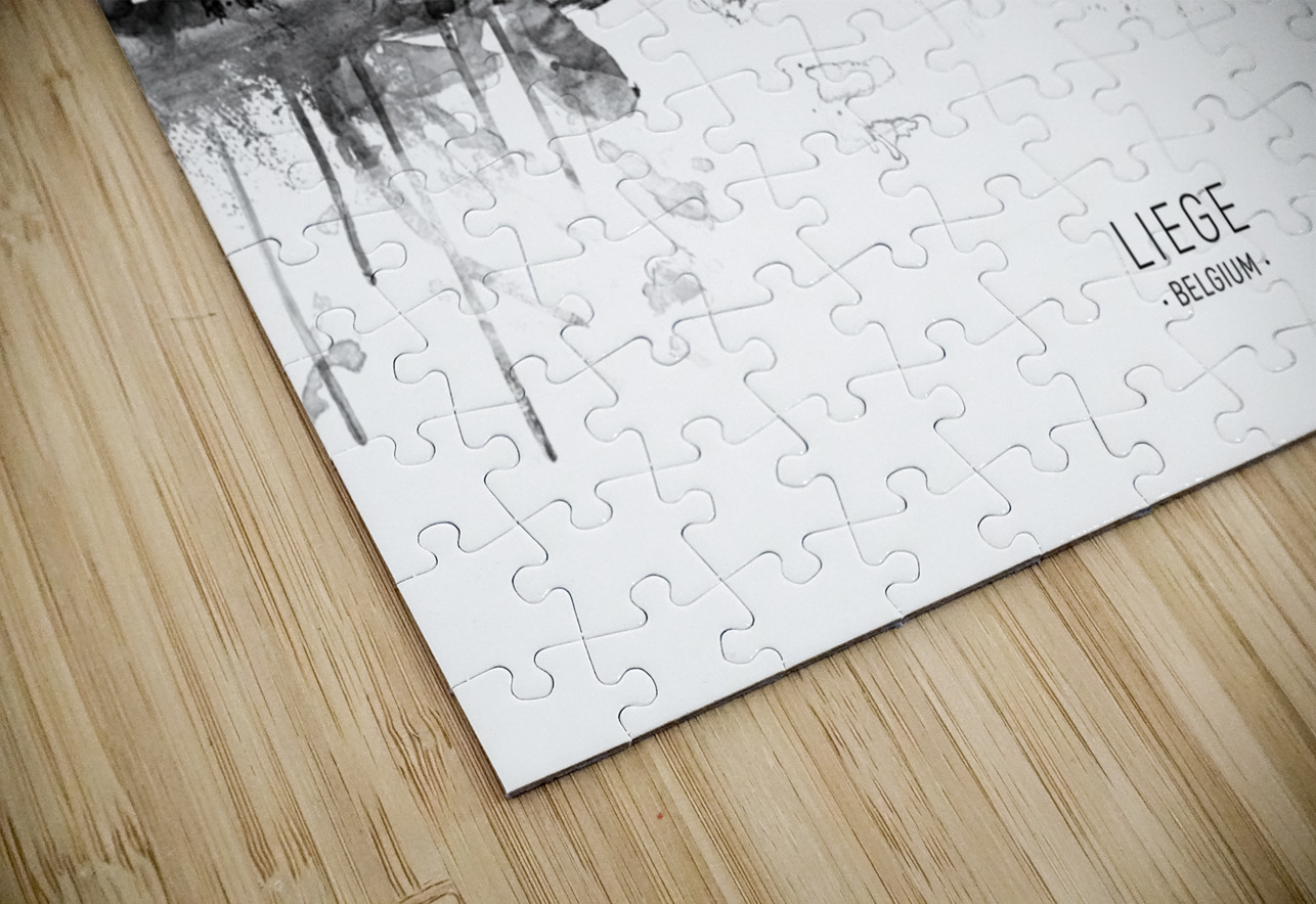 Liege Belgium Skyline Michael Tompsett Puzzle