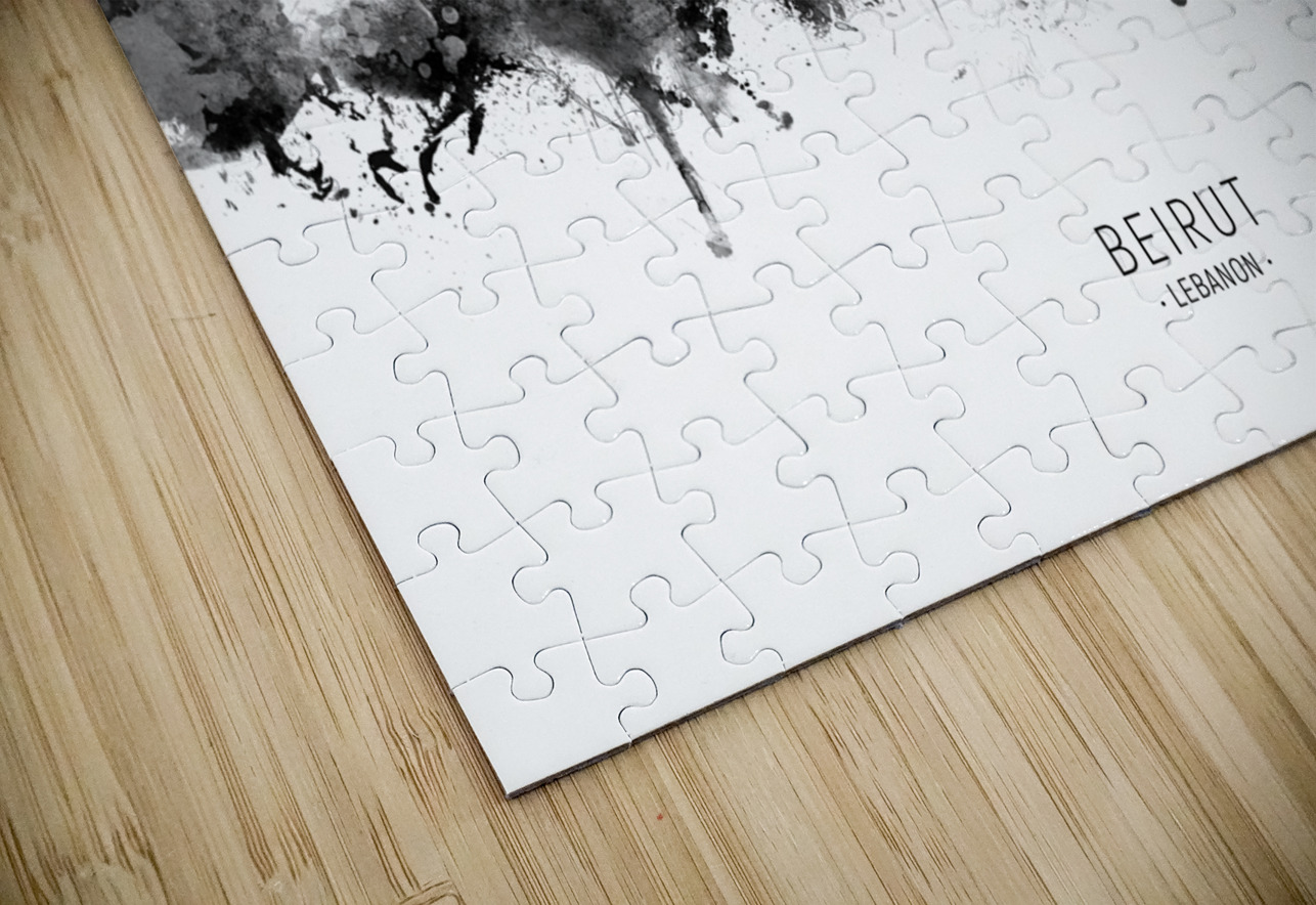 Beirut Lebanon Skyline Michael Tompsett Puzzle