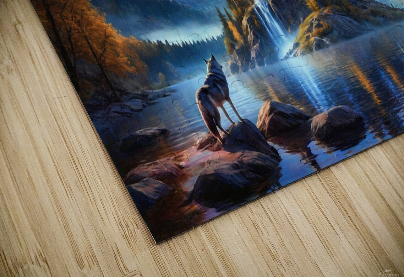 Gothic Landscape 7 | Wolf River Falls Dave Harnetty Puzzle