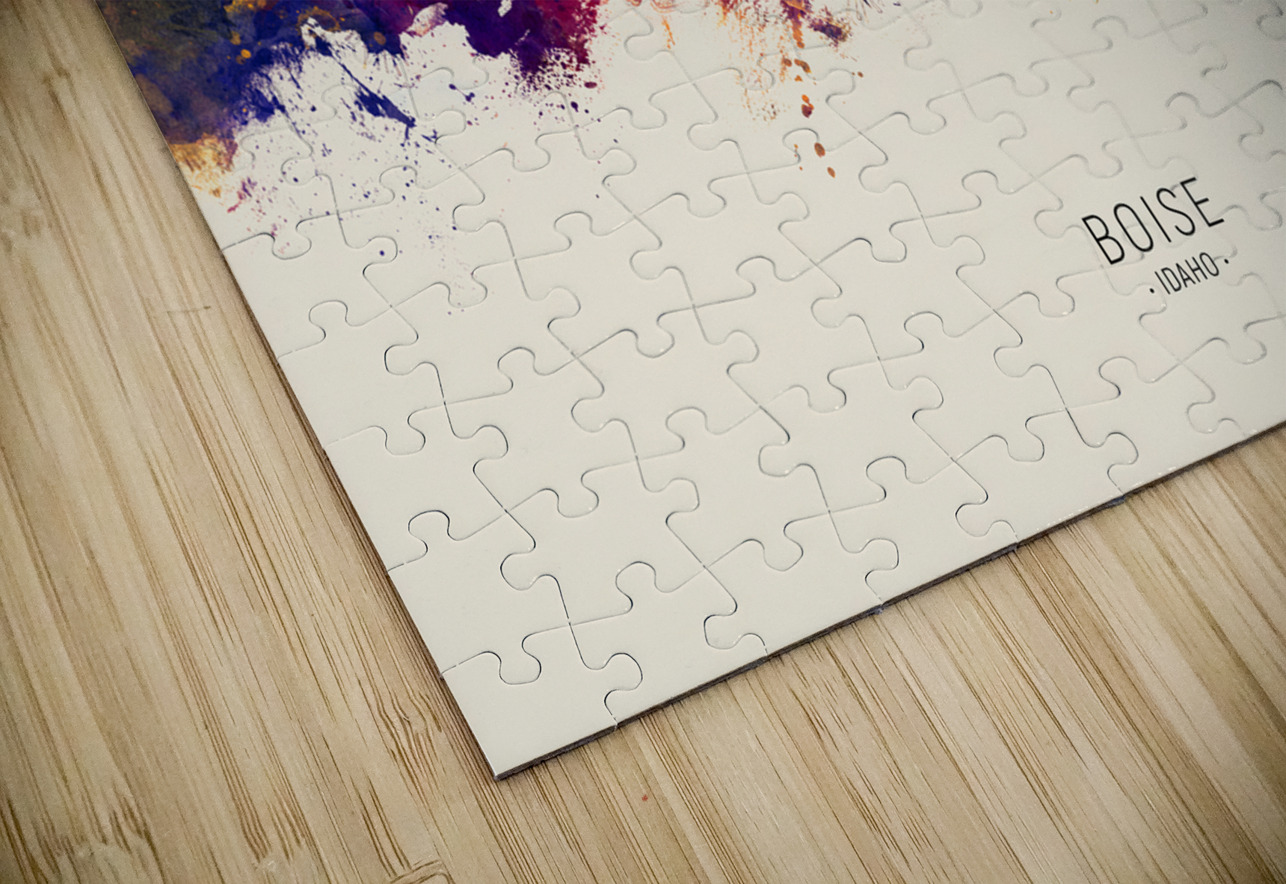 Boise Idaho Skyline Michael Tompsett Puzzle