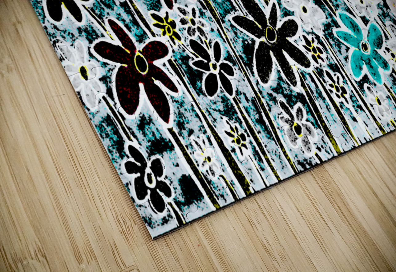 Abstract Textured Flora Display Catriona Roberts Nature Photography and Designs Puzzle