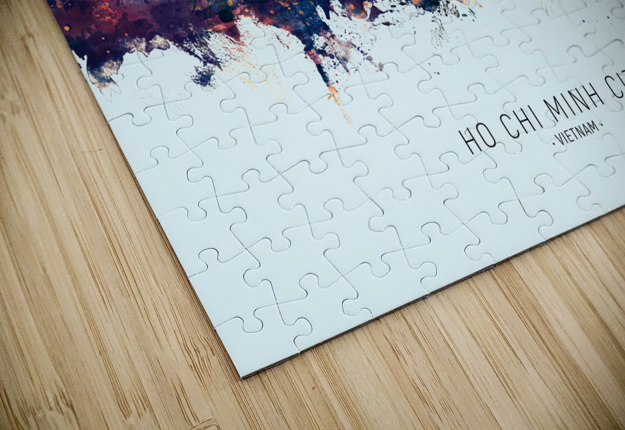Ho Chi Minh City Vietnam Skyline Michael Tompsett Puzzle